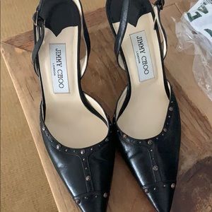Jolly choo black slingback size 38